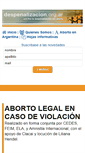 Mobile Screenshot of despenalizacion.org.ar